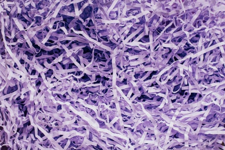 Purple shredded paper background texture